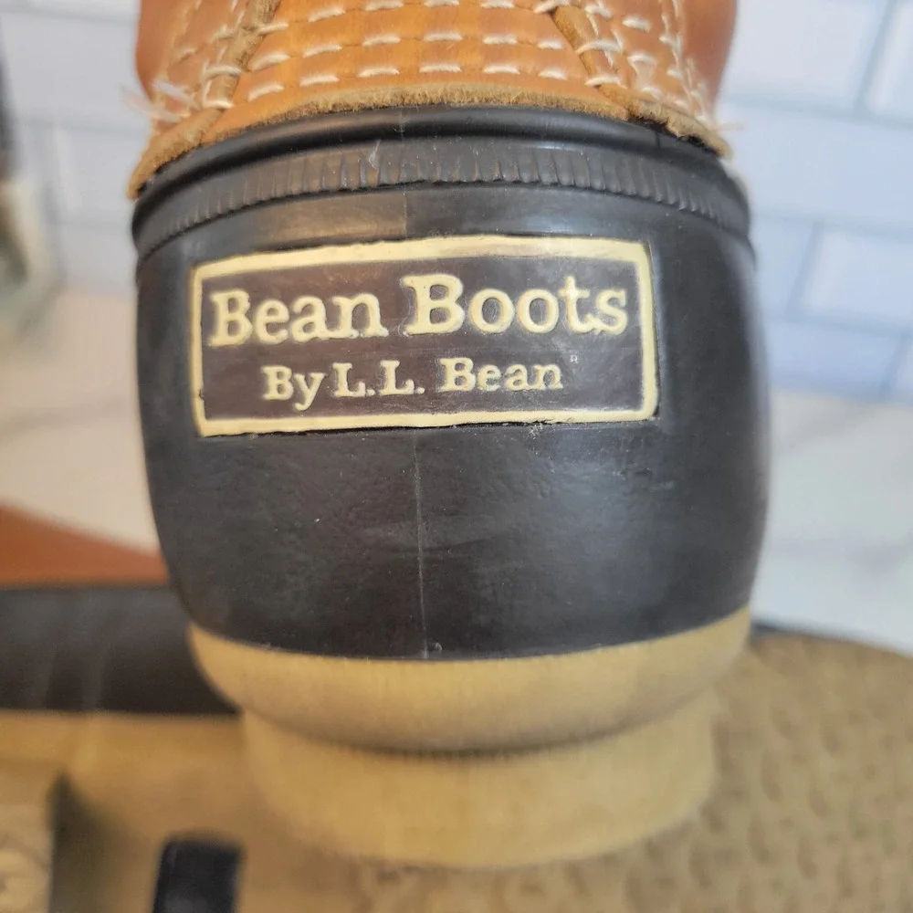 LL Bean Bean Boots Mens Size 12 6 Inch Waterproof Leather Duck Boots USA